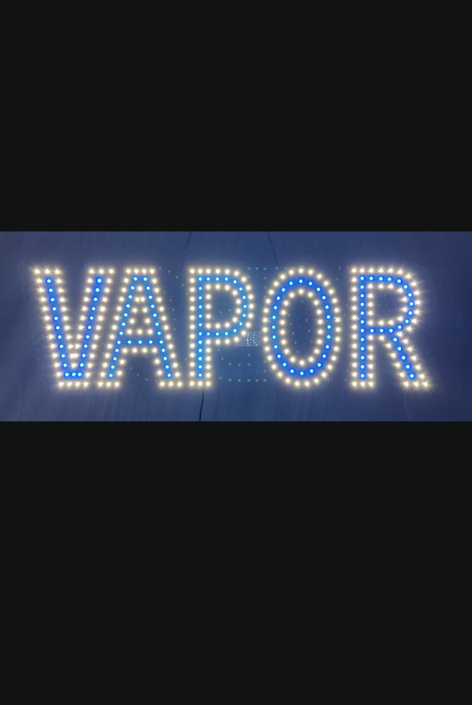 BUSINESS IMAGE SIGN LED (VAPE) DESIGN