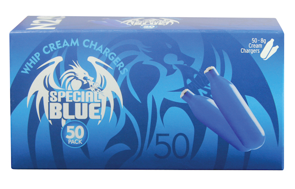 CASE SPECIAL BLUE WHIP CREAM CHARGERS