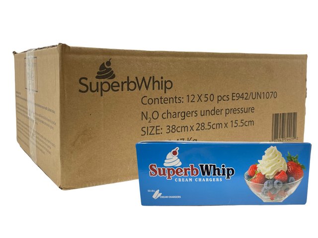 CASE SUPERB WHIP CREAM CHARGERS