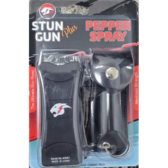 CHEETAH 2 IN 1 COMBO PEPPER SPRAY & STUN GUN