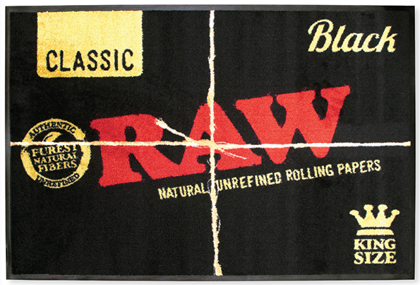 RAW BLACK DOOR MAT