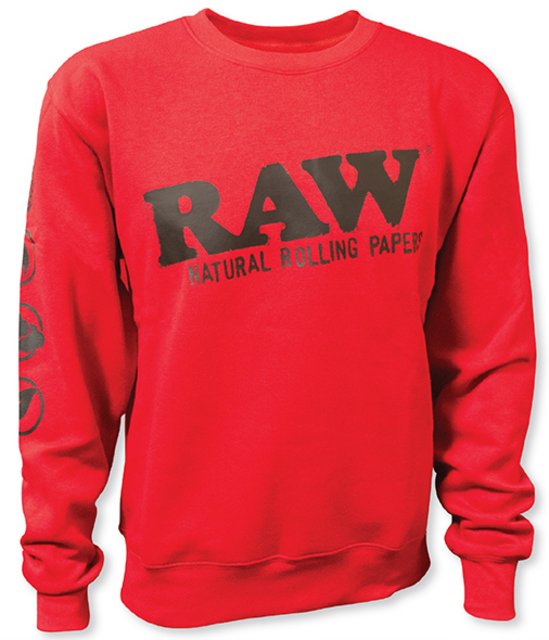 RAW RED CREWNECK SWEATSHIRT