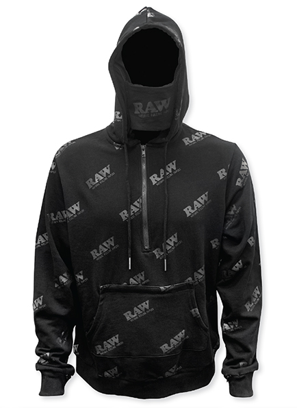 RAWLERS BLACK ON BLACK SPACESUIT HOODIE