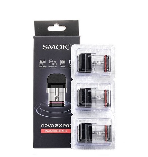 SMOK NOVO 2X REPLACEMENT PODS 3CT