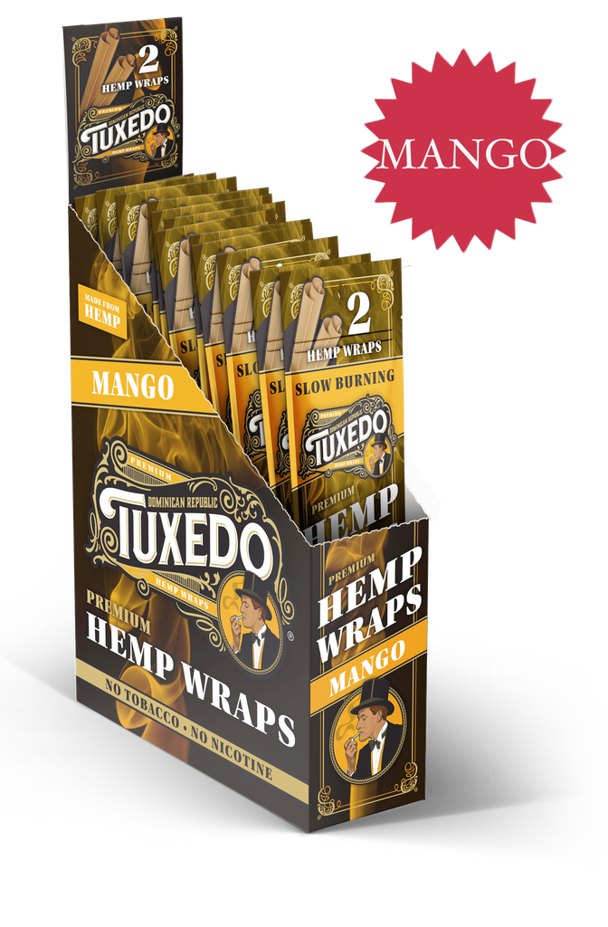 TUXEDO PREMIUM HEMP WRAPS 2CT BOX OF 25