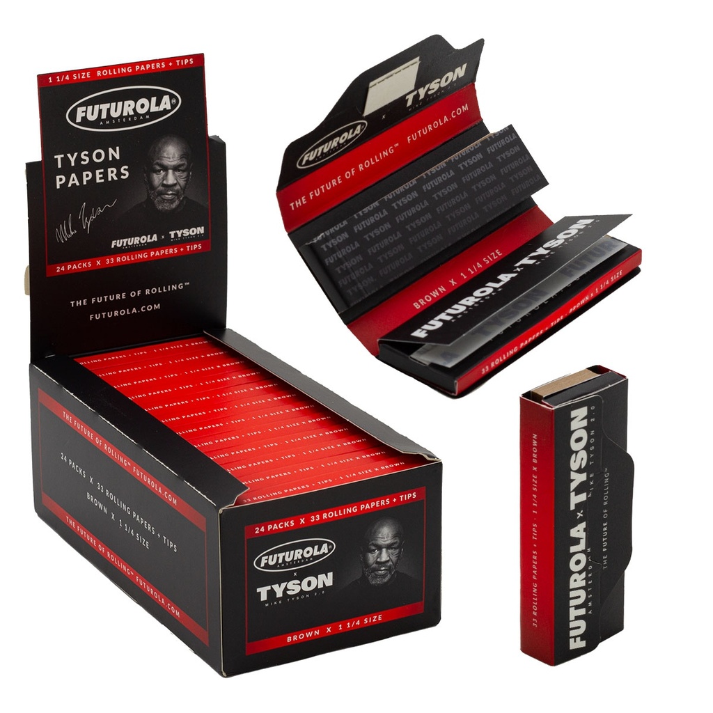 TYSON RANCH X FUTUROLA PAPERS 33CT+TIPS BOX OF 24