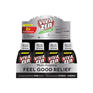 VIVAZEN 2X EXTRA STRENGTH KRATOM SHOTS BOX OF 12