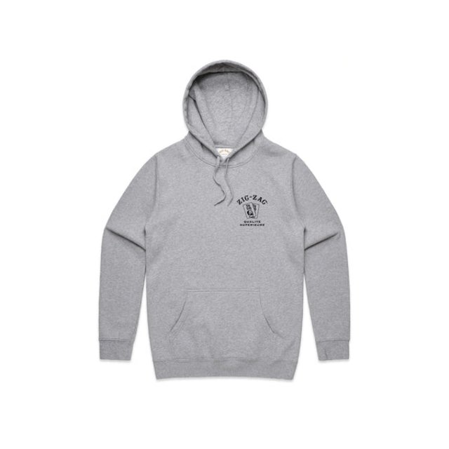 ZIG ZAG GRAY SUPERIEURE HOODIE