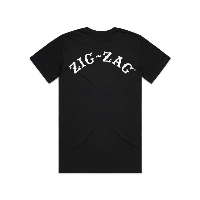 ZIG ZAG NO 225 BLACK T-SHIRT