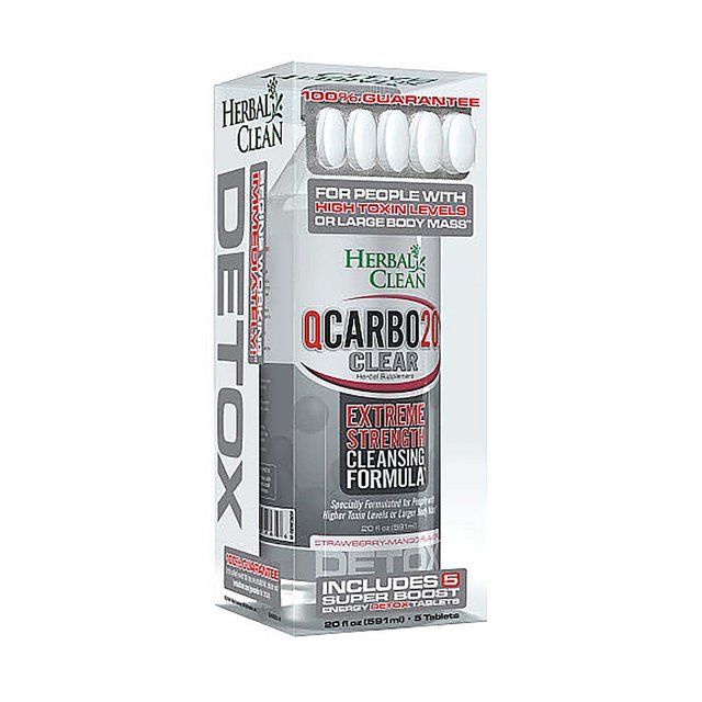 HERBAL CLEAN QCARBO CLEAR +5 TABLETS 20OZ