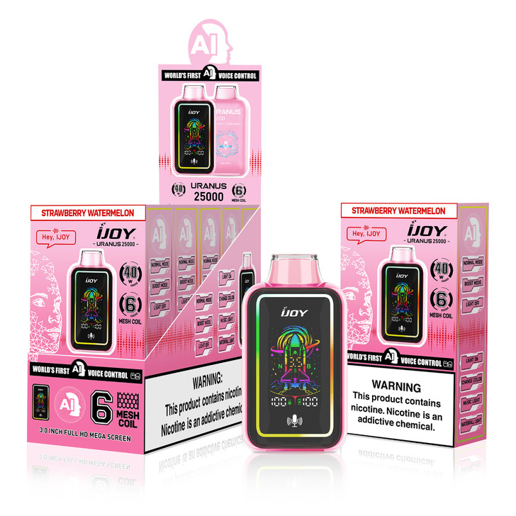 IJOY URANUS 25000 5% DISPOSABLE WITH AI VOICE CONTROL BOX OF 5