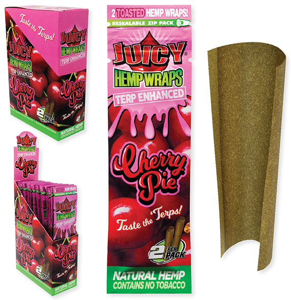 JUICY HEMP WRAPS TERP ENHANCED 2CT BOX OF 25