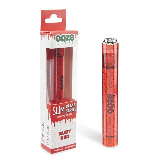 OOZE SLIM CLEAR SERIES 400MAH VAPE BATTERY