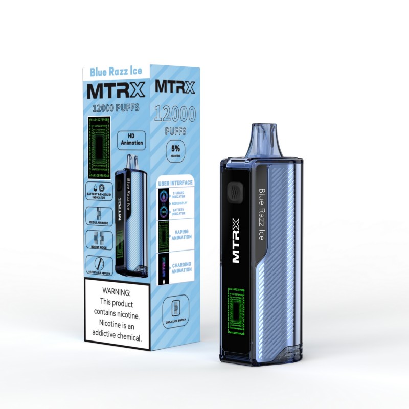 MTRX 5% DISPOSABLE 12000 PUFFS BOX OF 5