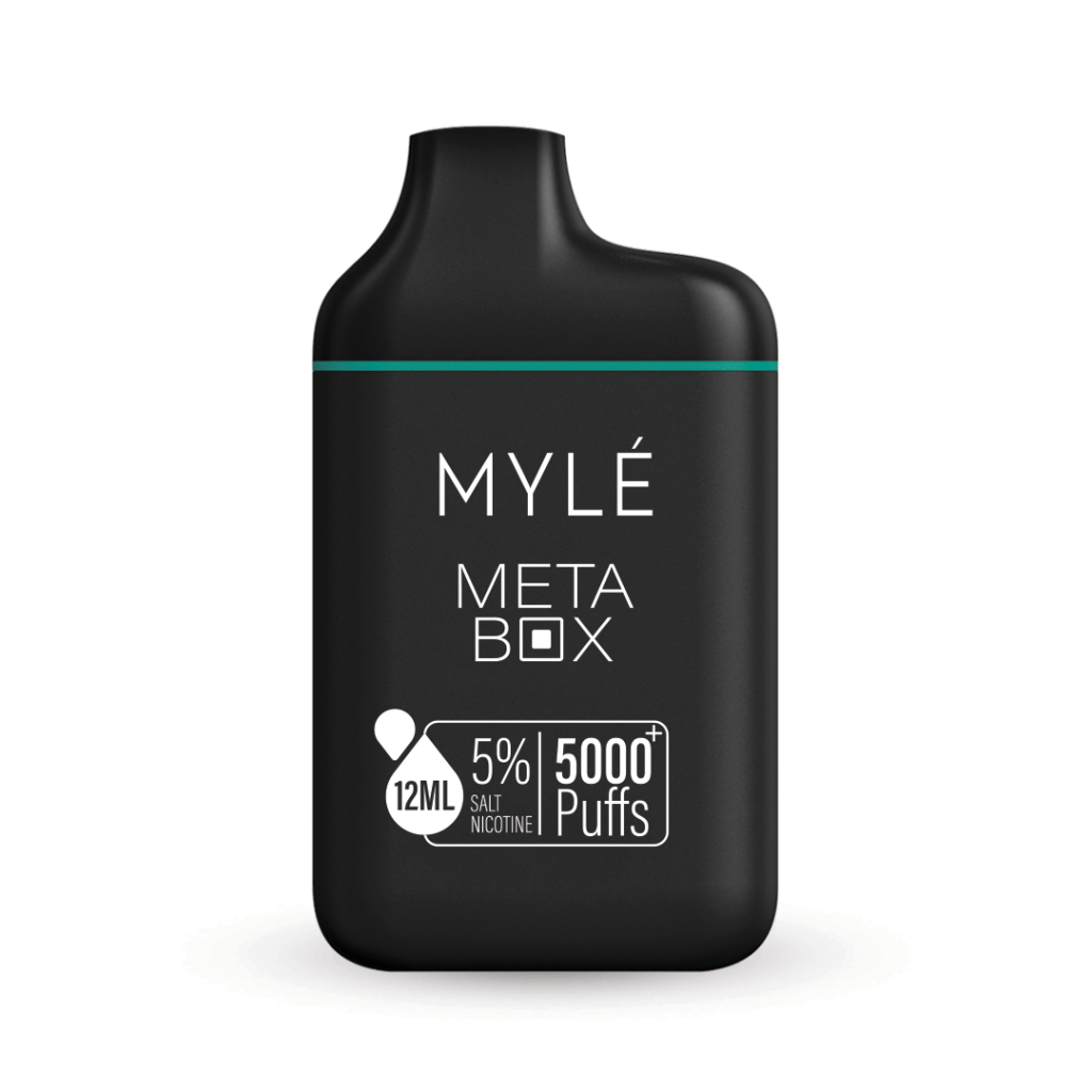 MYLE META BOX 5% DISPOSABLE 5000 PUFFS BOX OF 10