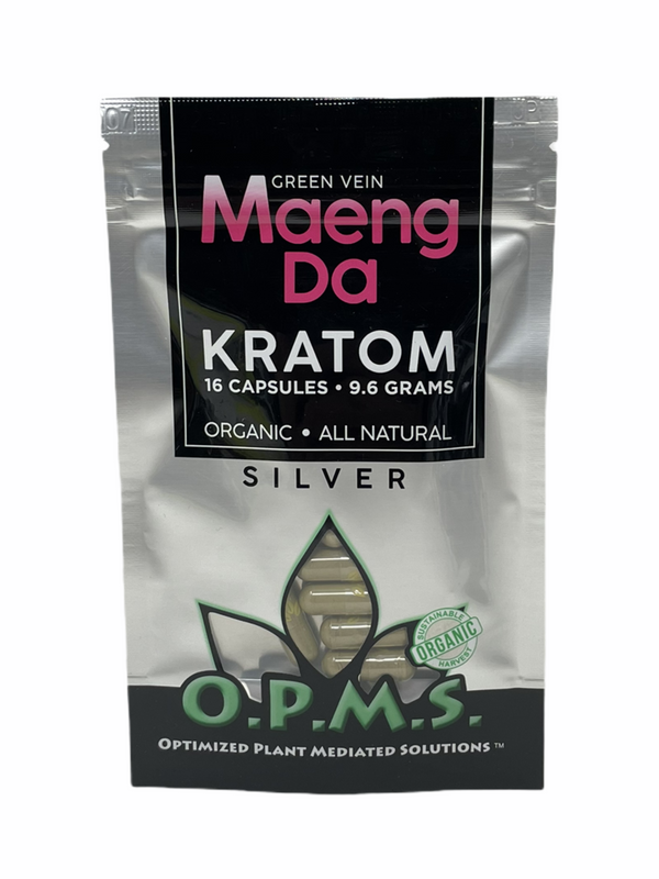 OPMS SILVER KRATOM CAPSULES BAG