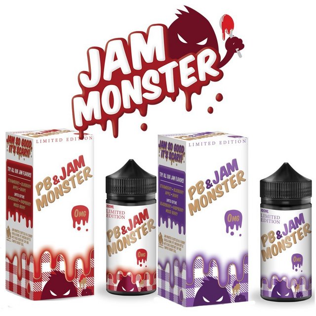 PB & JAM MONSTER SYNTHETIC NICOTINE 100ML