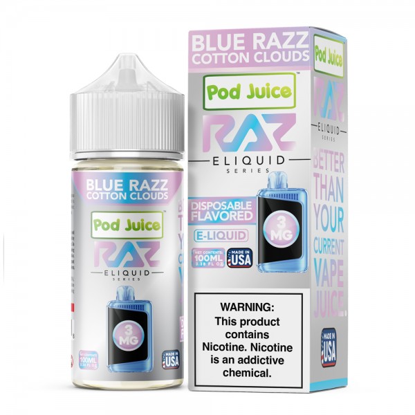 POD JUICE X RAZ SYNTHETIC NICOTINE 100ML