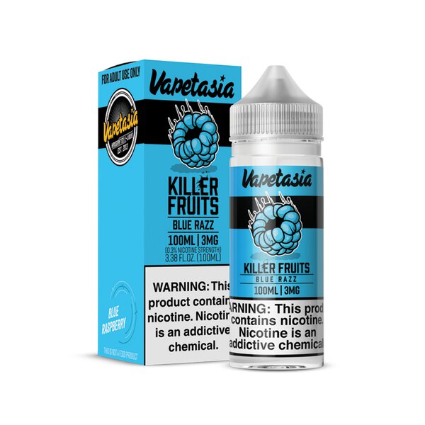 VAPETASIA KILLER FRUITS SYNTHETIC NICOTINE 100ML