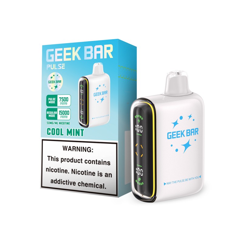 GEEK BAR PULSE 5% DISPOSABLE 15000 PUFFS BOX OF 5