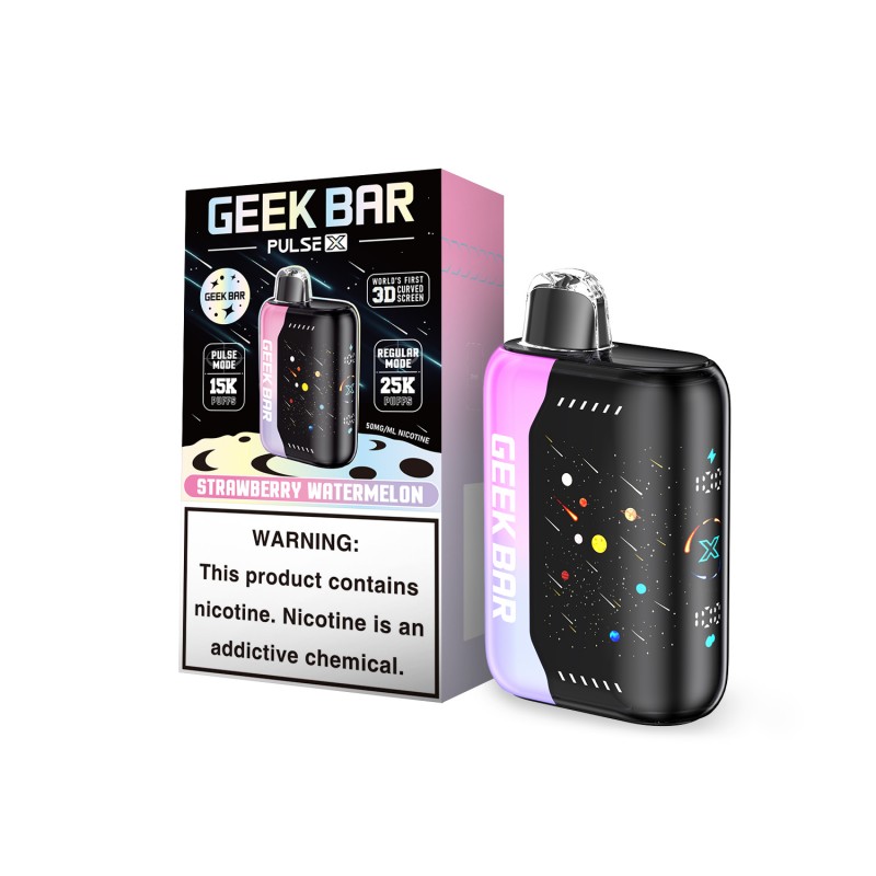 GEEK BAR PULSE X METEOR EDITION 5% DISPOSABLE 25000 PUFFS BOX OF 5