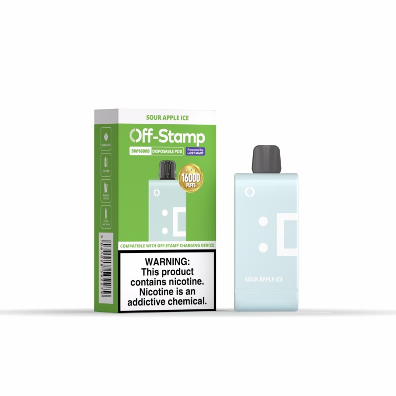 OFF-STAMP SW16000 5% DISPOSABLE POD BOX OF 5