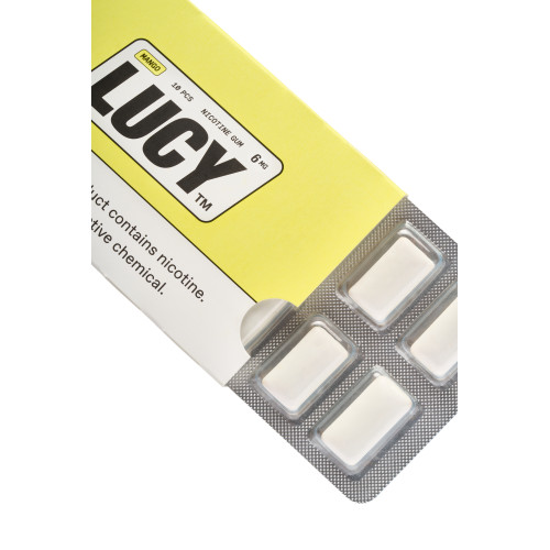 LUCY NICOTINE GUM 10CT BOX OF 10