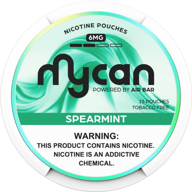 MYCAN BY AIR BAR NICOTINE POUCHES 5CT