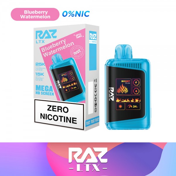 RAZ LTX 25K ZERO NICOTINE DISPOSABLE BOX OF 5