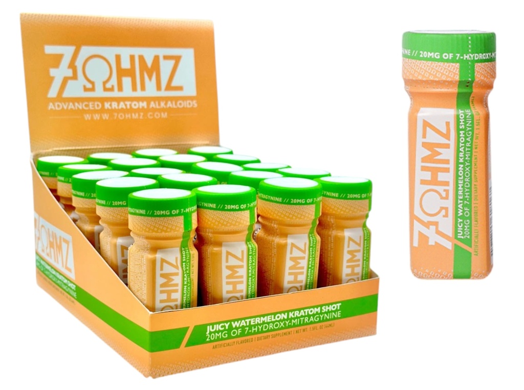 7-OHMZ 20MG 7-HYDROXY KRATOM SHOTS BOX OF 20