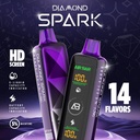 AIR BAR DIAMOND SPARK 5% DISPOSABLE 15000 PUFFS BOX OF 5