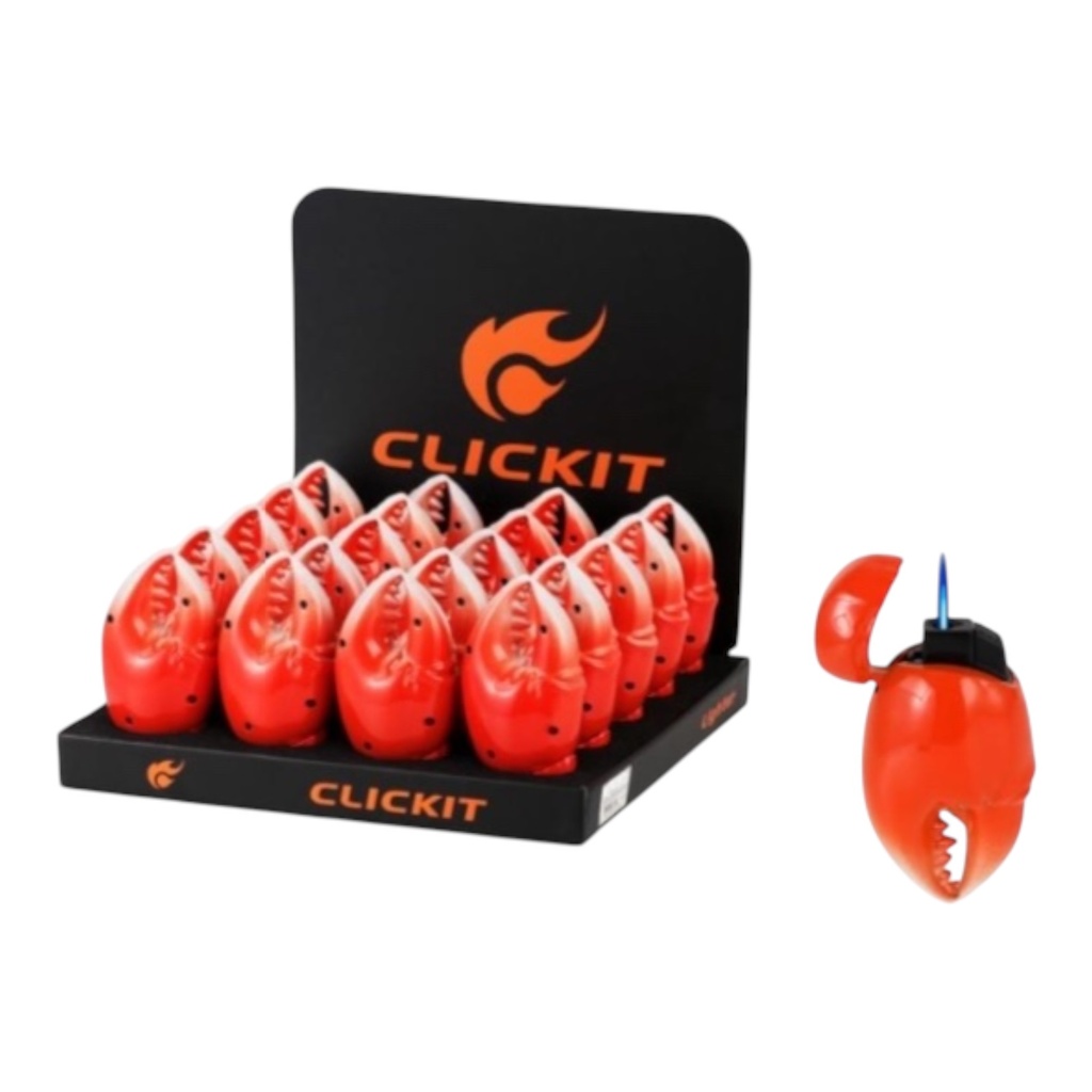 CLICKIT STONE CRAB TORCH LIGHTER #GH-1225 BOX OF 20