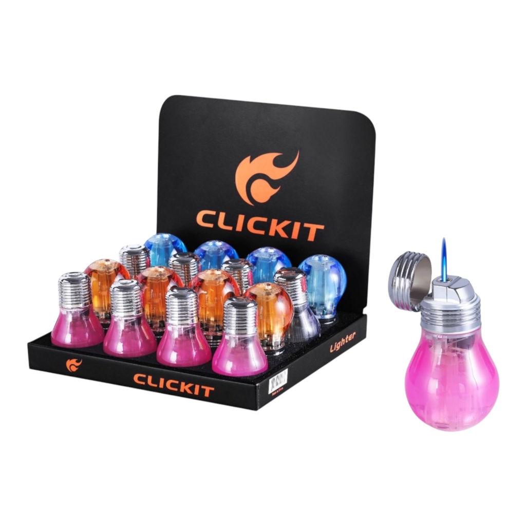 CLICKIT SHRIMP TORCH LIGHTER #GH-7427 BOX OF 20