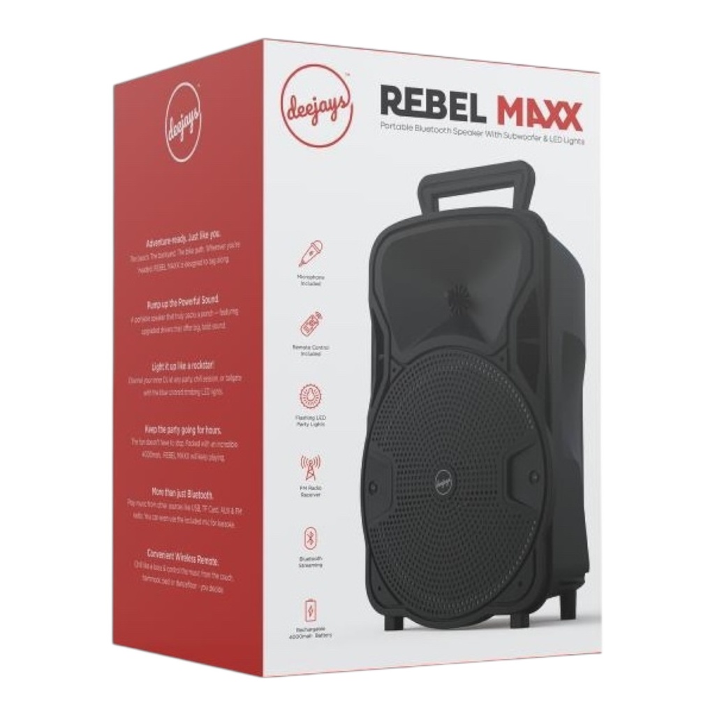 DEEJAYS REBEL MAXX SPEAKER