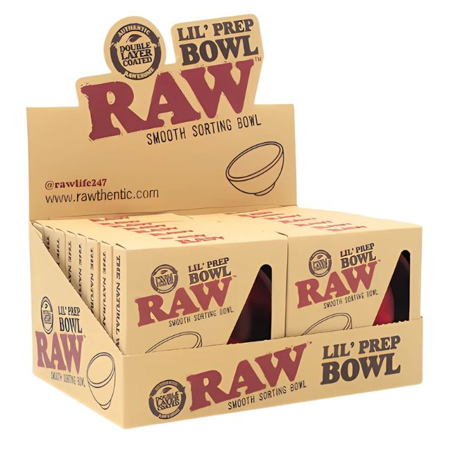 RAW LIL' PREP BOWL ACCESSORIES BOX OF 16