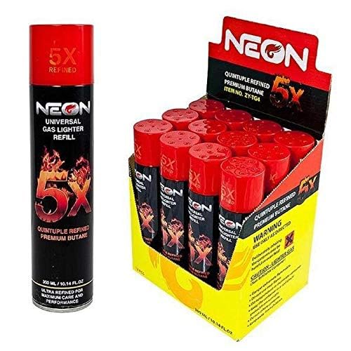 NEON 5X PREMIUM BUTANE 300ML BOX OF 12