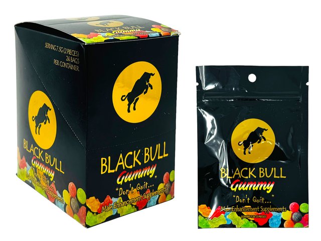 BLACK BULL MALE ENHANCEMENT GUMMIES 3CT BAG