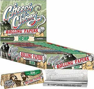 CHEECH & CHONG 1.25 HEMP ROLLING PAPERS 50CT BOX OF 25