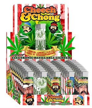 CHEECH & CHONG RAVING LIGHTER #CC-LT-140&141&142 BOX OF 50