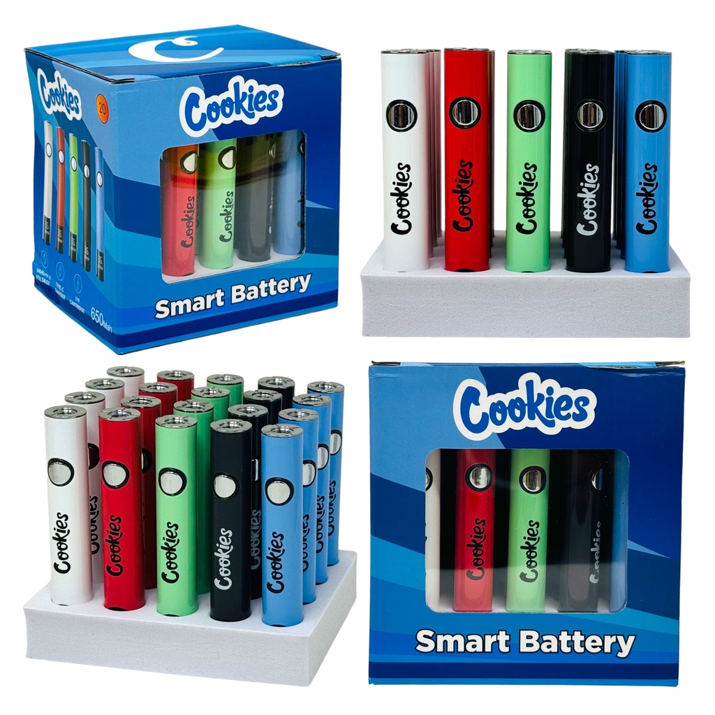 COOKIES 510 SMART BATTERY 650MAH 20CT DISPLAY