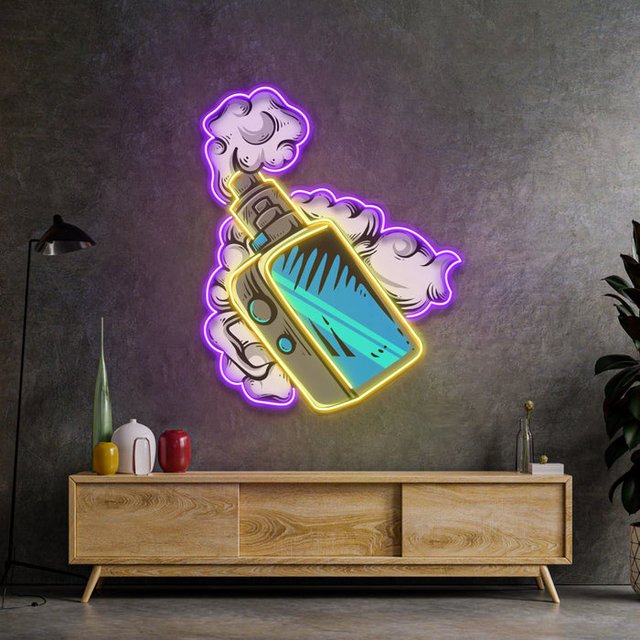 CUSTOM LED NEON SIGN (BOTTLE BONG) DESIGN **US MADE**