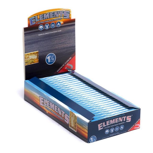 ELEMENTS 1 1/4  ULTRA THIN PAPERS 50CT BOX OF 25