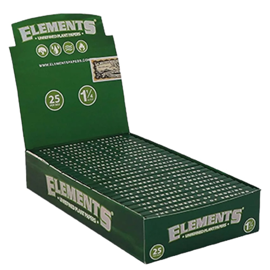 ELEMENTS 1/4 GREEN PAPERS 50CT BOX OF 25