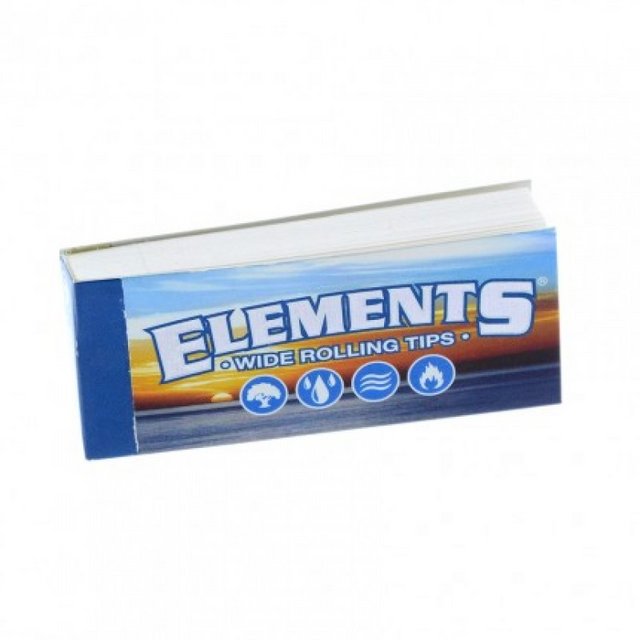 ELEMENTS WIDE ROLLING TIPS NON PERFORATED 50CT BOX OF 50