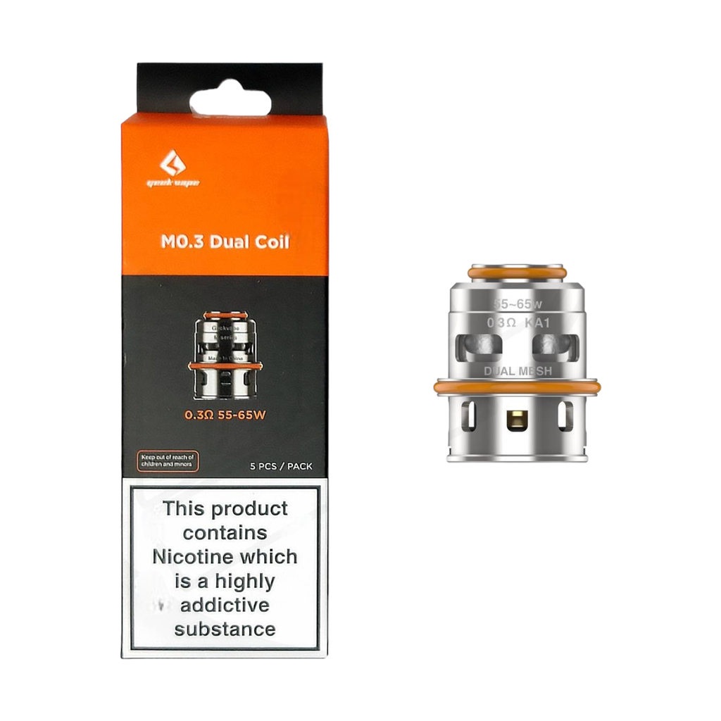 GEEK VAPE M SERIES 0.3OHM DUAL COIL 5CT