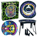 G-PIN ROUND ROLLING CONSOLE #JA-569 ASSORTED DESIGNS