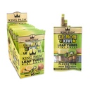 KING PALM LEAF TUBES MINI ROLLS FUSION LEMON KIWI 5CT BOX OF 15