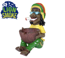 LARGE LION SMOKE JAMAICAN ASHTRAY ASSORTED DESIGNS