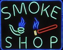 LED NEON SIGN 68.6*54CM #ME03 (SMOKE SHOP CIGAR) DESIGN