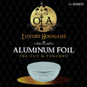 OLA LUXURY HOOKAHS ALUMINIUM FOIL PRE CUT 50CT